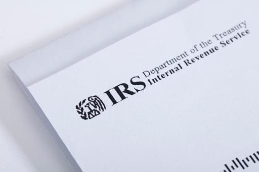 tax notice, tax notice from the IRS, small business tax return